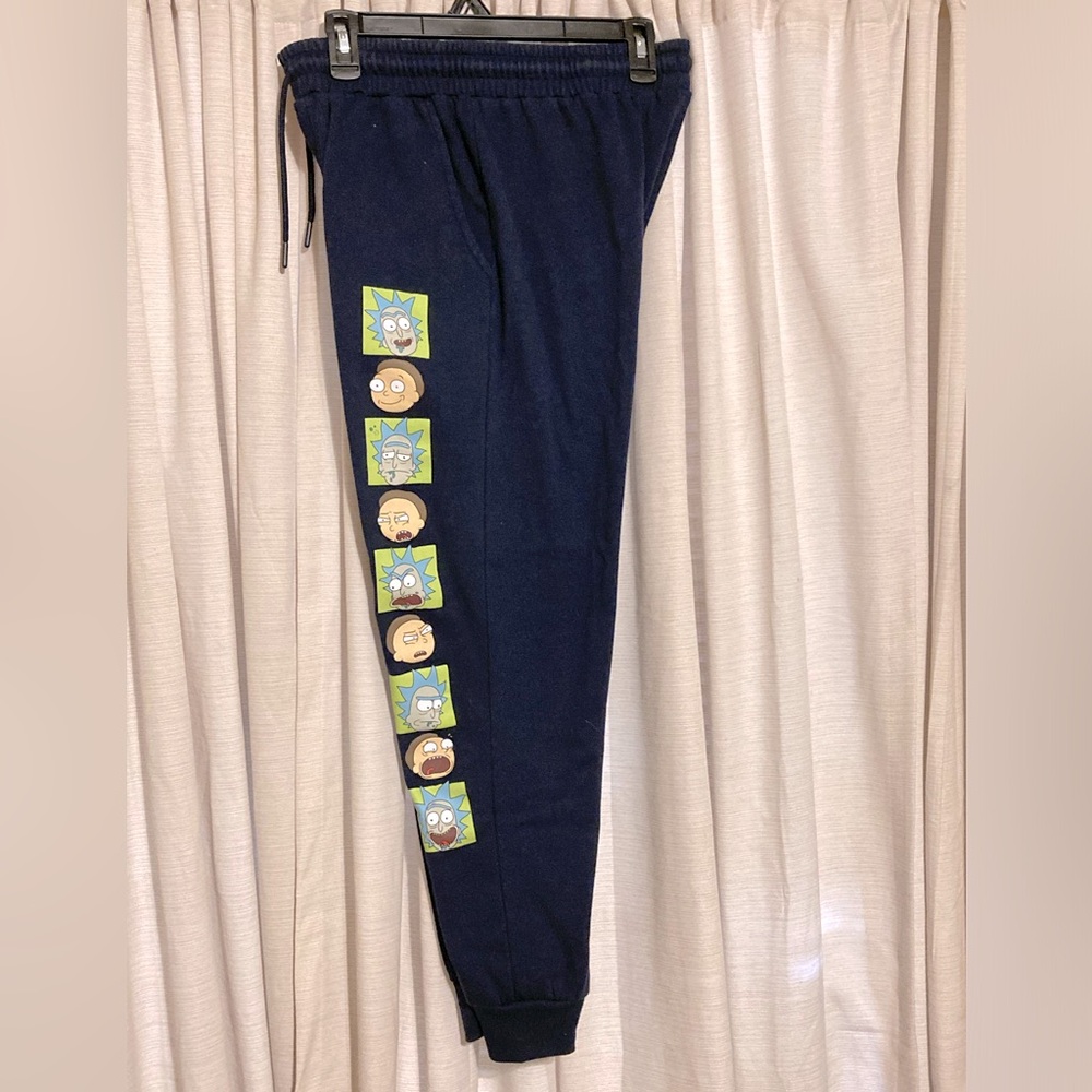 Rick and Morty Navy Joggers